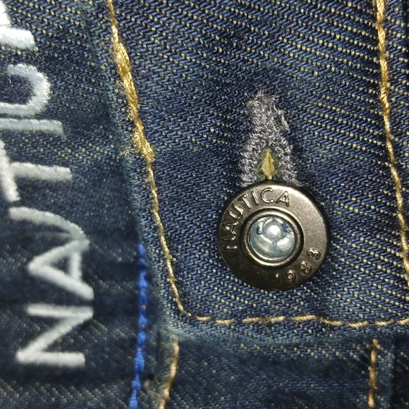 Nautica Men Crafted vintage straight fit real denim blue jeans size 40 x 32 NWT - Picture 3 of 13